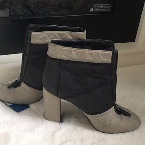 Chanel black/ grey boots Women’s size 38, she is lovely 😊